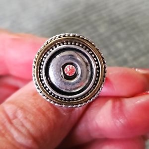 STYLE DOTS SILVER & GOLD RING